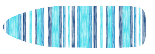 buegelbrettbezug blaue streifen design